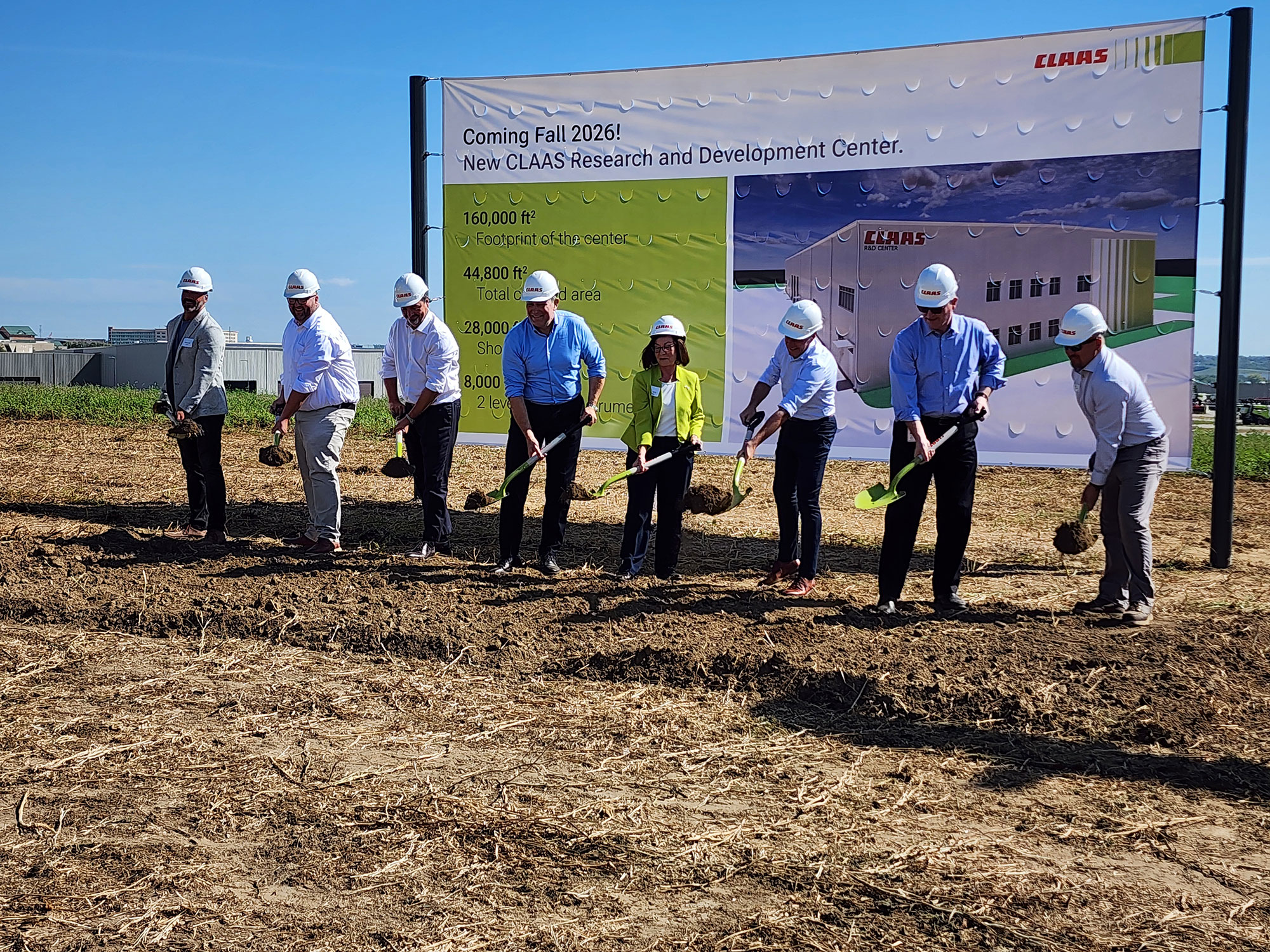 CLAAS Breaks Ground on $10M R&D Facility in Sarpy County 